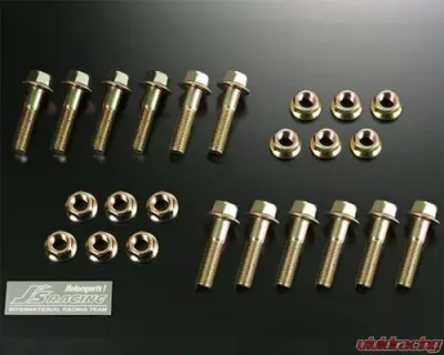 Js Racing Drive Shaft Spacer Bolt Set Honda S2000 2000-2009 - DSS-S1-BN