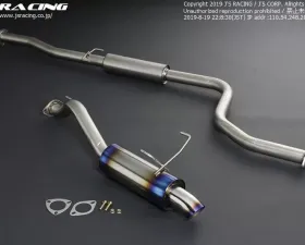 Js Racing FX-PRO 60RS Titanium Exhaust Honda CR-X EF8 1984-1991