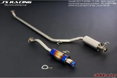 Js Racing FX-PRO 50RS Titanium Exhaust Honda Civic FD1 2006-2011 - FTM-D1-50RS