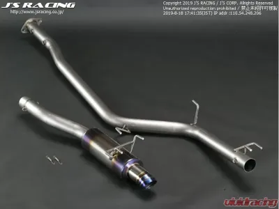 Js Racing FX-PRO 70RR Titanium Exhaust Honda Civic FD2-R 2006-2011 - FTM-D2-70RR