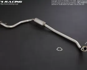 Js Racing FX-PRO Titanium Exhaust Center Pipe with Silencer Honda Fit GK 2015-2019