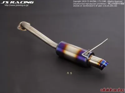 Js Racing FX-PRO 50R Titanium Exhaust Rear Tail Honda Fit GK 2015-2019 - FTM-F5-50R