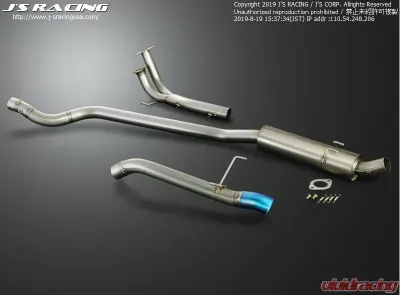 Js Racing FX-PRO 70RR Titanium Exhaust Honda Civic EP3 2001-2005 - FTM-P3-70RR