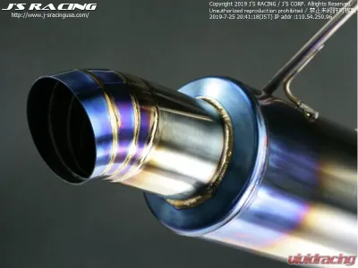 Js Racing FX-PRO 50R Titanium Exhaust Rear Tail Honda Fit GK 2015-2019 - FTM-F5-50R