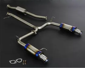 Js Racing FX-PRO 60RS Titanium Dual Exhaust Acura TSX 2004-2008