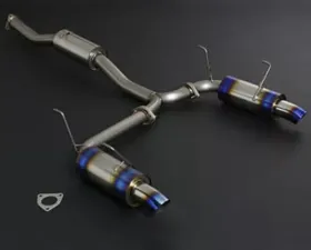 Js Racing FX-PRO 70RS Titanium Dual Exhaust with EMS Honda S2000 2000-2009