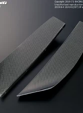 Js Racing GT Body Kit Carbon Single Canard Honda S2000 2000-2009                                     - GTCCN-S1 - Image 2