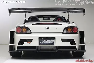 Js Racing Type GT Carbon Rear Bumper Wing Honda S2000 2000-2009 - GTRW-S1-C