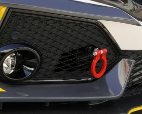 J's Racing Front Foldable Bolt-on Towing Hook Honda Civic Type-R FK8 | FK7 2017-2021