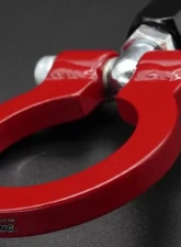 J's Racing Front Foldable Bolt-on Towing Hook Honda Civic Type-R FK8 | FK7 2017-2021                                     - KF-K8-F - Image 4