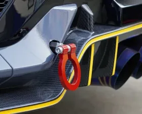 J's Racing Rear Foldable Bolt-on Towing Hook Honda Civic Type-R FK8 | FK7 2017-2021