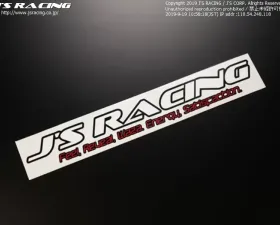Js Racing 2014 Medium White Sticker