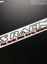 Js Racing 2014 Medium White Sticker                                     - JS-14-MWH - Image 2