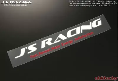 Js Racing 14 S-Size Sticker - JS-14-SWH