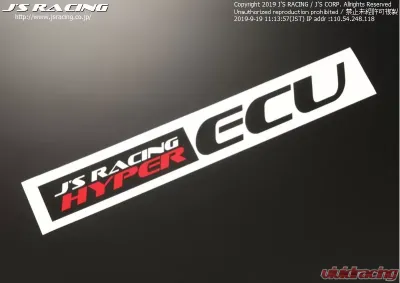 Js Racing Hyper ECU M-Size Sticker - JS-ECU-M