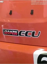 Js Racing Hyper ECU M-Size Sticker                                     - JS-ECU-M - Image 2