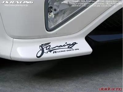 Js Racing Vintage Logo Small Sticker - JS-R704-BK
