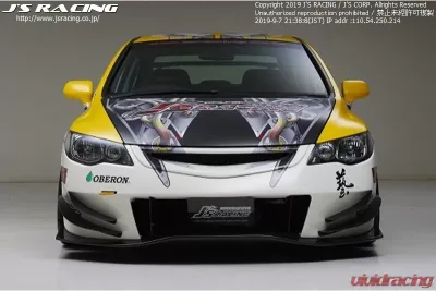 Js Racing Type S FRP Front Bumper Honda Civic FD2 2006-2011 - JSF-D2-F