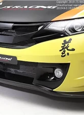 Js Racing Type S FRP Front GT Bumper Spoiler Honda Fit GK3-6 2015-2019                                     - JSF-F5M - Image 4