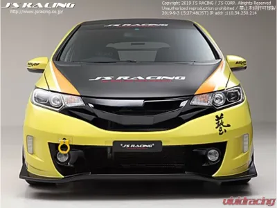 Js Racing Type S FRP Front GT Bumper Spoiler Honda Fit GK3-6 2015-2019 - JSF-F5M