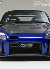 Js Racing Type S CFRP Front Bumper Honda S2000 2000-2009                                     - JSF-S1-C - Image 2