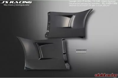 Js Racing Type S Fender FRP Duct Set Honda S2000 2000-2009 - JSFC-S1-F