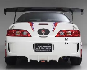 Js Racing Type S Rear Bumper with Carbon Canard Acura RSX 2005-2006