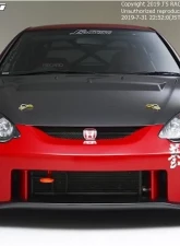 Js Racing Type S CFRP Total Aero System Body Kit Acura RSX 2002-2004                                     - JSK-T5M-C - Image 3