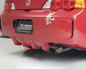 Js Racing Type S Rear Bumper with Carbon Canard Acura RSX 2002-2004