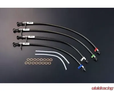 Js Racing Steel Brake Line System Honda Civic EK9 1996-2000 - BLS-H5-ST