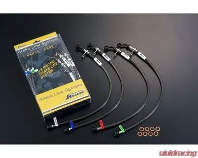 Js Racing Steel Brake Line System Honda Civic EK9 1996-2000 - BLS-H5-ST