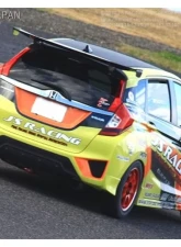 Js Racing 3D GT Wing West Carbon Honda Fit GK 2015-2019                                     - DGW-F5-W - Image 2