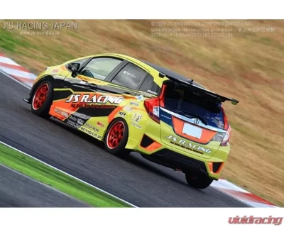 Js Racing 3D GT Wing West Carbon Honda Fit GK 2015-2019 - DGW-F5-W