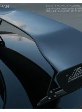 Js Racing Type 1 Wet Carbon 3D GT Wing Acura TSX 2004-2008                                     - DGW1-E2W - Image 5