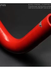 Js Racing Red Radiator Hose Honda Civic Type-R FK8 2017-2021                                     - SRH-K8 - Image 2