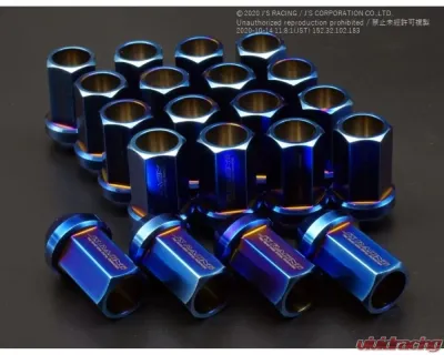 Js Racing 17 Hex Titanium Racing Nuts Set (20 pieces) - TNW-01-5H