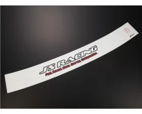 Js Racing Windshield Stickers - White