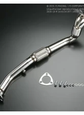 Js Racing Catalytic Straight Circuit Converter Honda Fit GE8                                     - ZH-F3 - Image 3