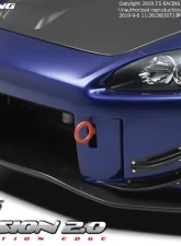 Js Racing Type S CFRP Front Wing Ver 2 Honda S2000 2000-2009                                     - JSW-S1-C2 - Image 4
