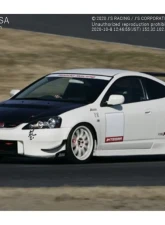 Js Racing Type S Carbon Front Side Wing Acura RSX 2002-2006                                     - JSW-T5-SW - Image 2