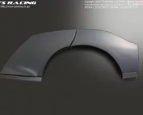 Js Racing Type S Rear Left Wide Fender Honda Fit 2001-2008