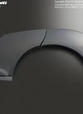 Js Racing Type S Rear Left Wide Fender Honda Fit 2001-2008                                     - JSWF-F1-RL - Image 3