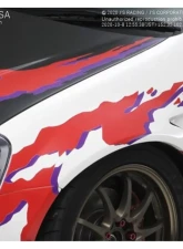 Js Racing FRP Wide Fender Kit Acura RSX 2002-2006                                     - JSWF-T5 - Image 2