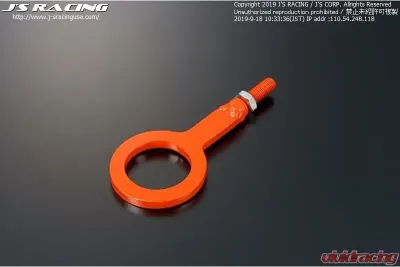 Js Racing Type S Bumper Rear Towing Hook Honda S2000 2000-2009 - KF-S1-RJS