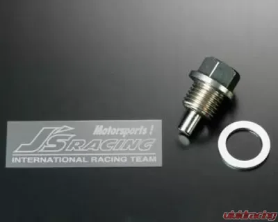 Js Racing Engine Magnetic Drain Bolt Acura|Honda 2000-2013 - MDB-EG