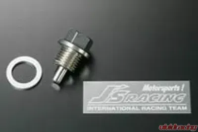 Js Racing Manual Transmission Magnet Drain Bolt Acura|Honda 1991-2009 - MDB-MT
