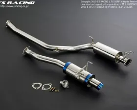Js Racing C304 60RS Plus SUS Exhaust with EMS Honda Civic FD2 2006-2011