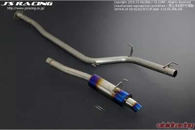Js Racing C304 70RR Plus SUS Exhaust with EMS Honda Civic FD2 2006-2011 - T304-D2-70RR-EMS