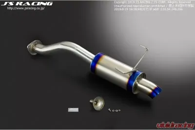 Js Racing R304 60R Plus Stainless Exhaust Rear Tail Honda Civic EP3 2001-2005 - T304-P3-60R