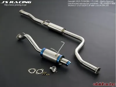 Js Racing C304 60RS Plus SUS Exhaust Honda Civic EG 1991-1995 - T304-H3-60RS